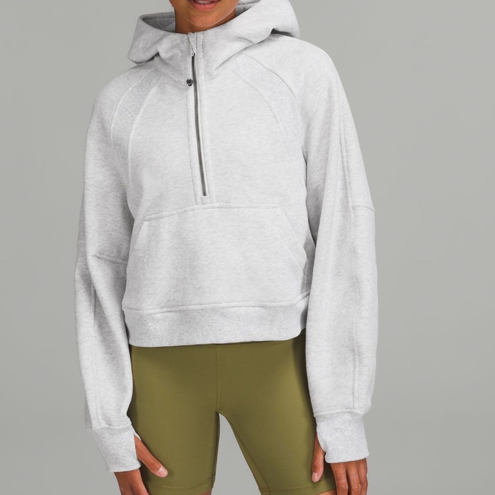 Scuba Oversized Half-Zip Hoodie